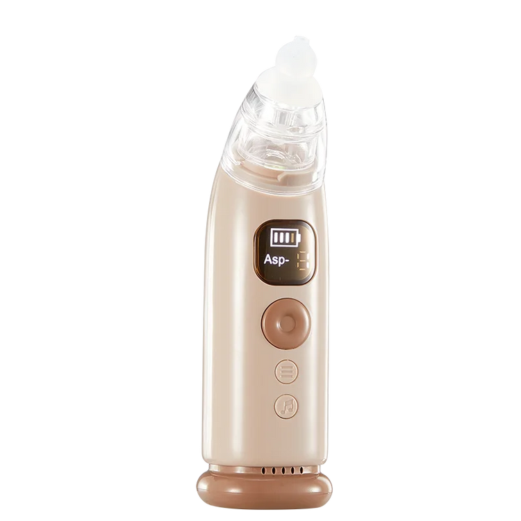 Electric Baby Nose Vacuum Cleaner – Adjustable Nasal Aspirator for Infants & Toddlers, Rechargeable with HD Display, Music & Lights, 3 Silicone Nozzles & Suction Levels