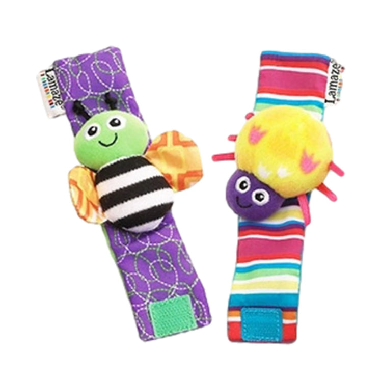 4Pcs Cartoon Baby Toys 0-12 Months Baby Rattles Children Infant Newborn Toys Soft Plush Sock Baby Rattle Toy Wrist Toddler Toys