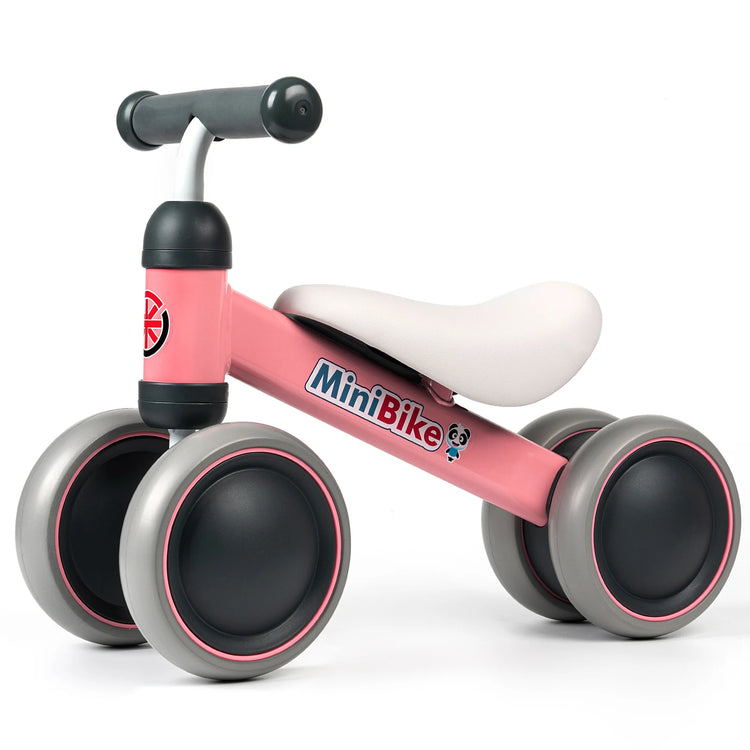 Baby Balance Bikes Rides Toys For 1 Year Old Boys Girls, Anti-Drop Indoor Baby Walker 10-24 Month Baby's First Bike Birthday Gif