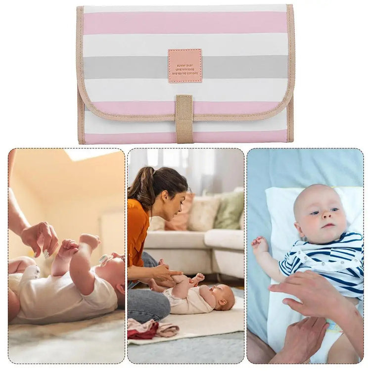 Portable Diaper Changing Pad Foldable Waterproof Washable Diaper Changing Pad Portable Soft Baby Changing Pad For Travel Or Home