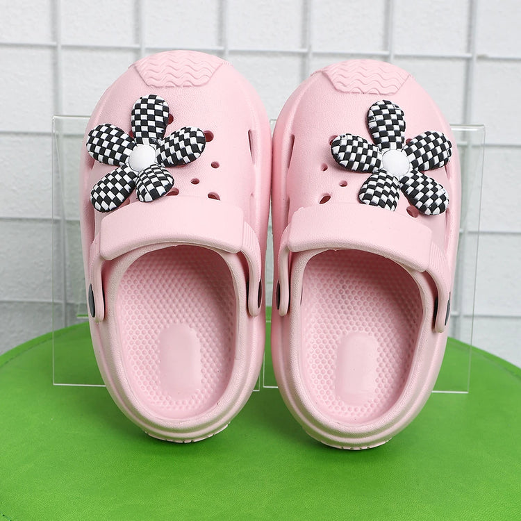 New Summer Kids Beach Slippers – Soft Anti-Slip Flower Garden Sandals for Boys & Girls, Lightweight Breathable Outdoor Shoes