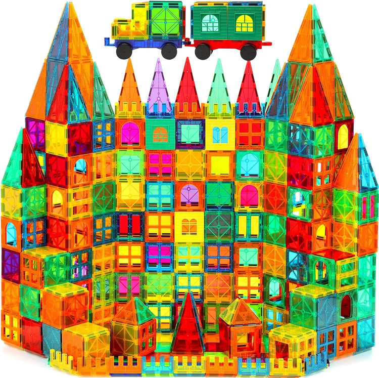 Colorful 3D Magnetic Building Blocks for Kids – Educational DIY STEM Toys to Enhance Fine Motor Skills, Creative Magnet Bricks for Toddlers & Children Ages 3+