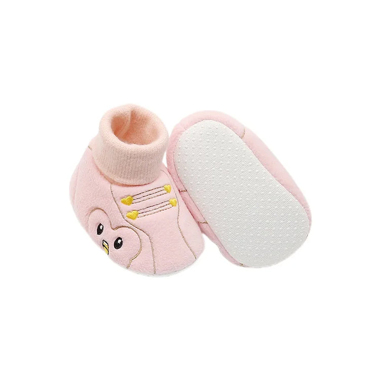 Adorable Animal Print Toddler Sneakers Soft Sole Slip-On Shoes for Baby Boys and Girls with Non-Slip Bottoms