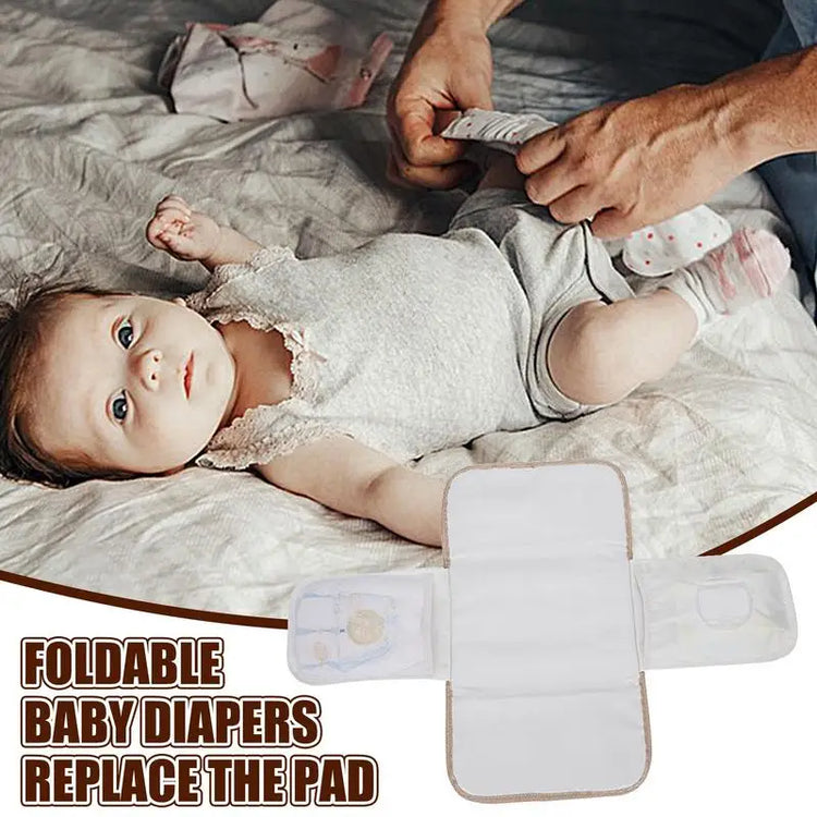 Portable Diaper Changing Pad Foldable Waterproof Washable Diaper Changing Pad Portable Soft Baby Changing Pad For Travel Or Home