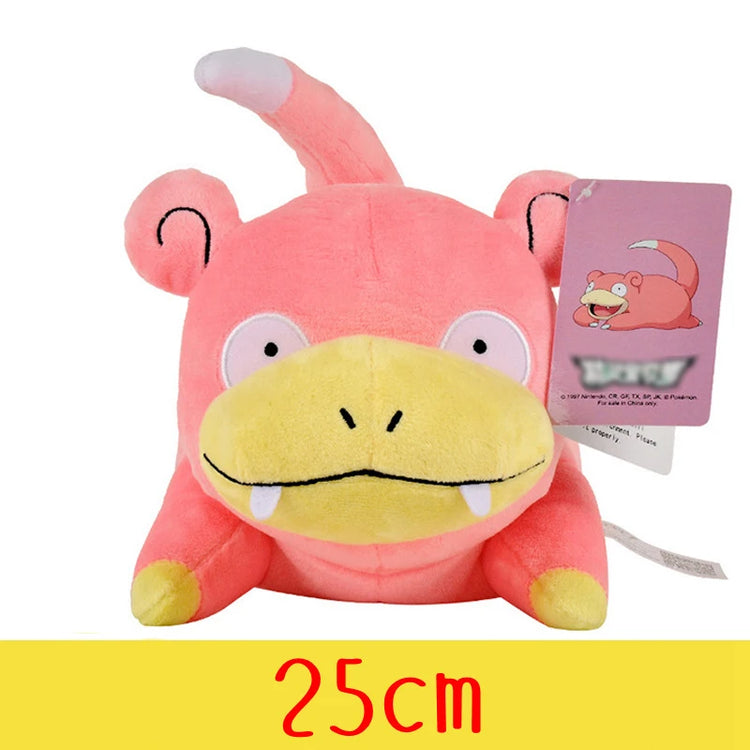 Pokemon Plush Toys – High-Quality Pikachu, Charmander, Squirtle & Bulbasaur Stuffed Dolls with Tag, Cute Anime Cartoon Gift for Kids & Fans