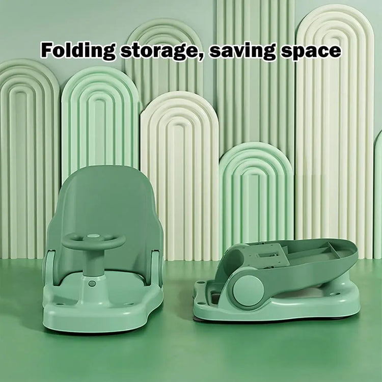 Toddler Bathtub Seat Toddler Shower Seat With Adjustable Backrest Portable Baby Bath Chair With Suction Cup Base Non-Slip Bath