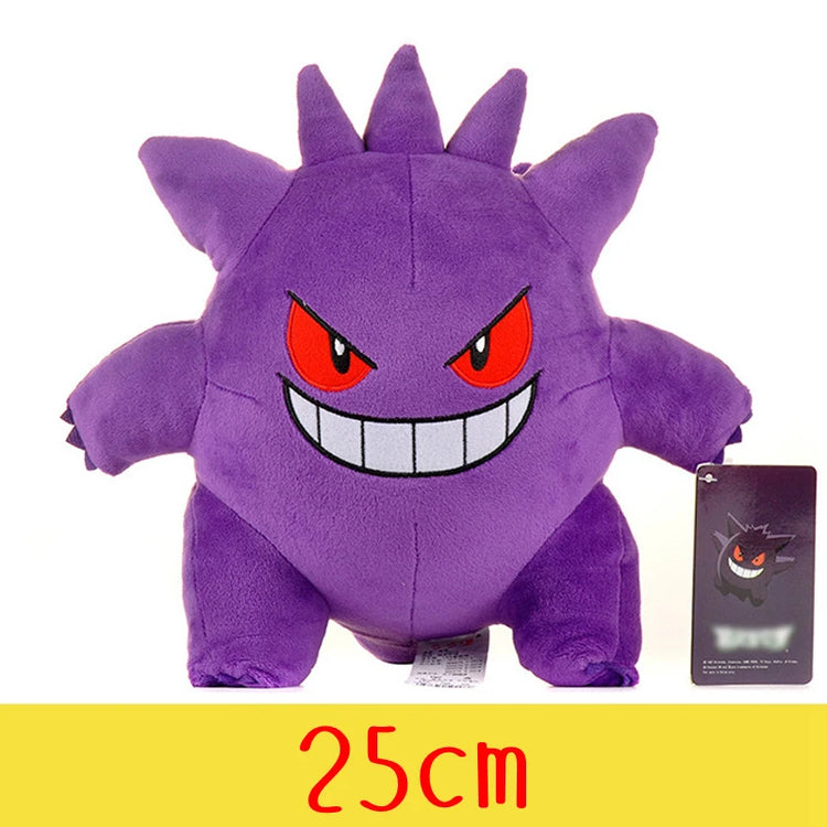 Pokemon Plush Toys – High-Quality Pikachu, Charmander, Squirtle & Bulbasaur Stuffed Dolls with Tag, Cute Anime Cartoon Gift for Kids & Fans