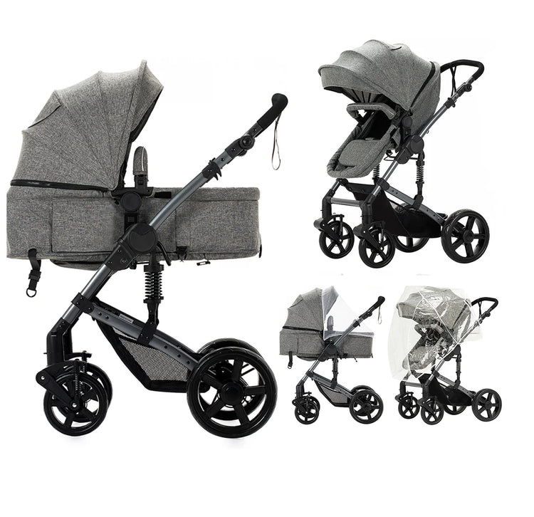 2-in-1 Lightweight Baby Stroller β Foldable Travel System for Newborn to Toddler | Comfort Ride & Free Shipping