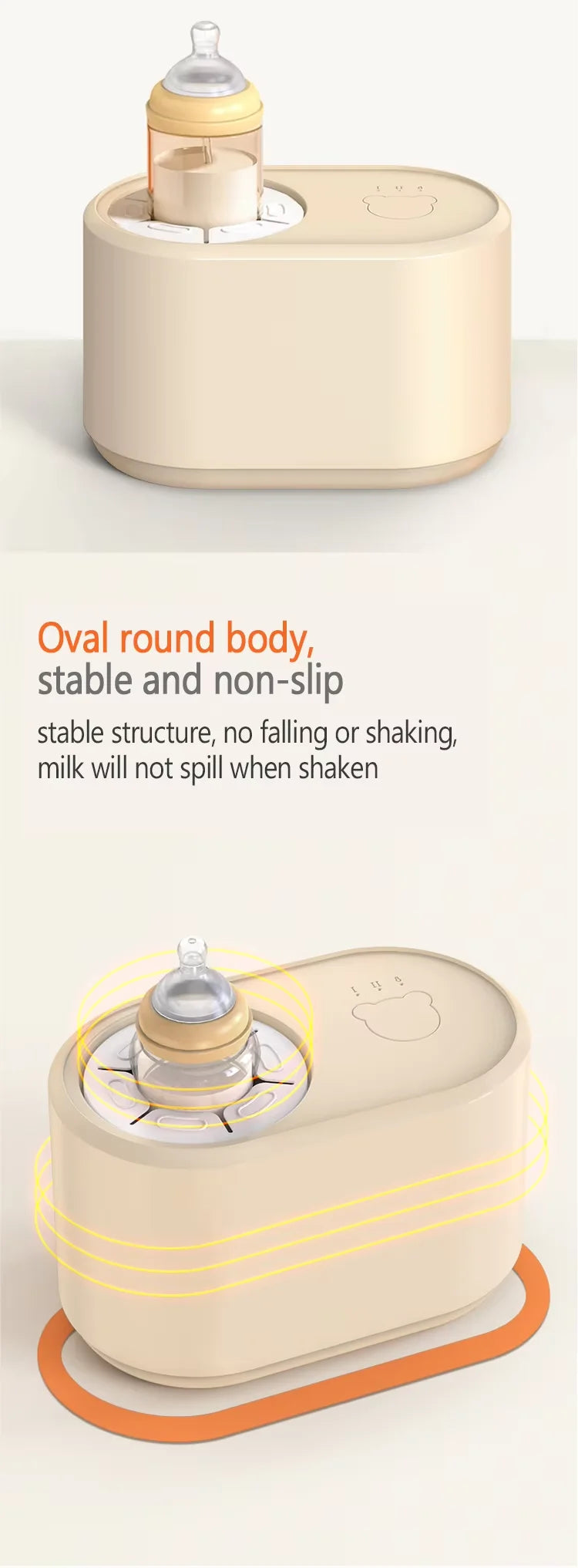 Smart Baby Formula Mixer – Insulated Constant Temperature Milk Bottle Shaker | USB Plug-In Intelligent Milk Powder Blender