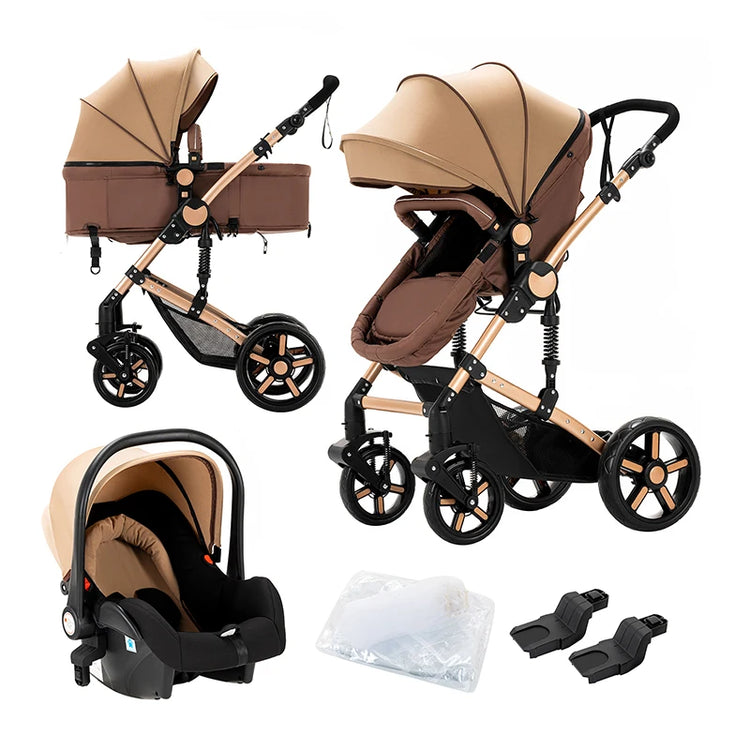 2-in-1 Lightweight Baby Stroller β Foldable Travel System for Newborn to Toddler | Comfort Ride & Free Shipping