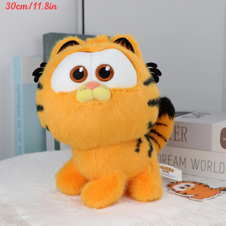 Original Garfield Family Plush Toys – Cute Cartoon Garfield & Odie Soft Stuffed Animals, Kawaii Peluche Dolls, Perfect Birthday Gifts for Kids & Fans