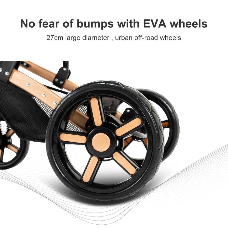 High quality newborn Lightweight Baby Stroller Folding Cart Comfort Baby Stroller 3 in 1 Child Safety Seat With ISOfix