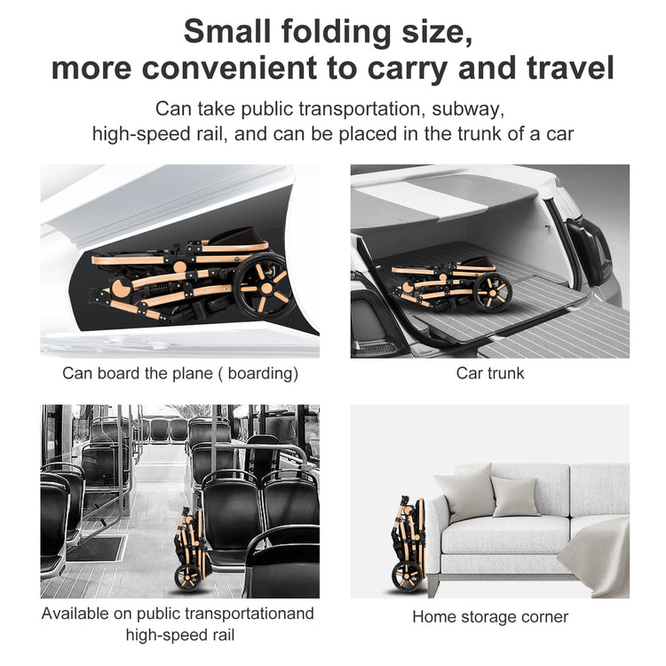 2-in-1 Lightweight Baby Stroller β Foldable Travel System for Newborn to Toddler | Comfort Ride & Free Shipping