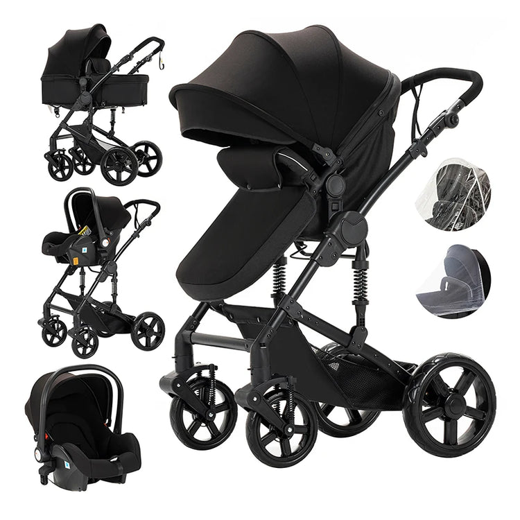 2-in-1 Lightweight Baby Stroller β Foldable Travel System for Newborn to Toddler | Comfort Ride & Free Shipping