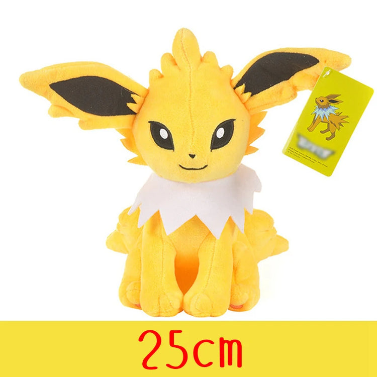 Pokemon Plush Toys – High-Quality Pikachu, Charmander, Squirtle & Bulbasaur Stuffed Dolls with Tag, Cute Anime Cartoon Gift for Kids & Fans