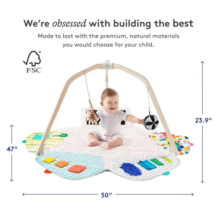 The Play Gym – Award-Winning Baby Activity Gym & Play Mat, Stage-Based Montessori Developmental Gym for Babies to Toddlers