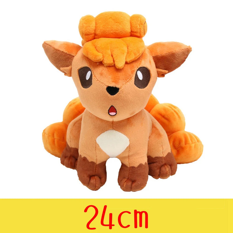 Pokemon Plush Toys – High-Quality Pikachu, Charmander, Squirtle & Bulbasaur Stuffed Dolls with Tag, Cute Anime Cartoon Gift for Kids & Fans