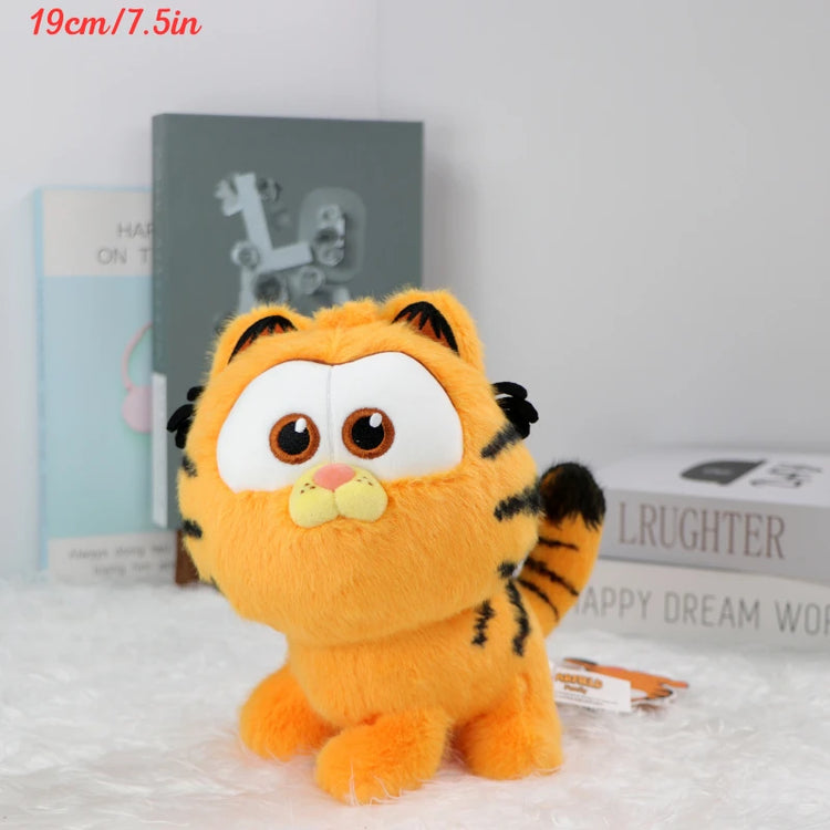 Original Garfield Family Plush Toys – Cute Cartoon Garfield & Odie Soft Stuffed Animals, Kawaii Peluche Dolls, Perfect Birthday Gifts for Kids & Fans