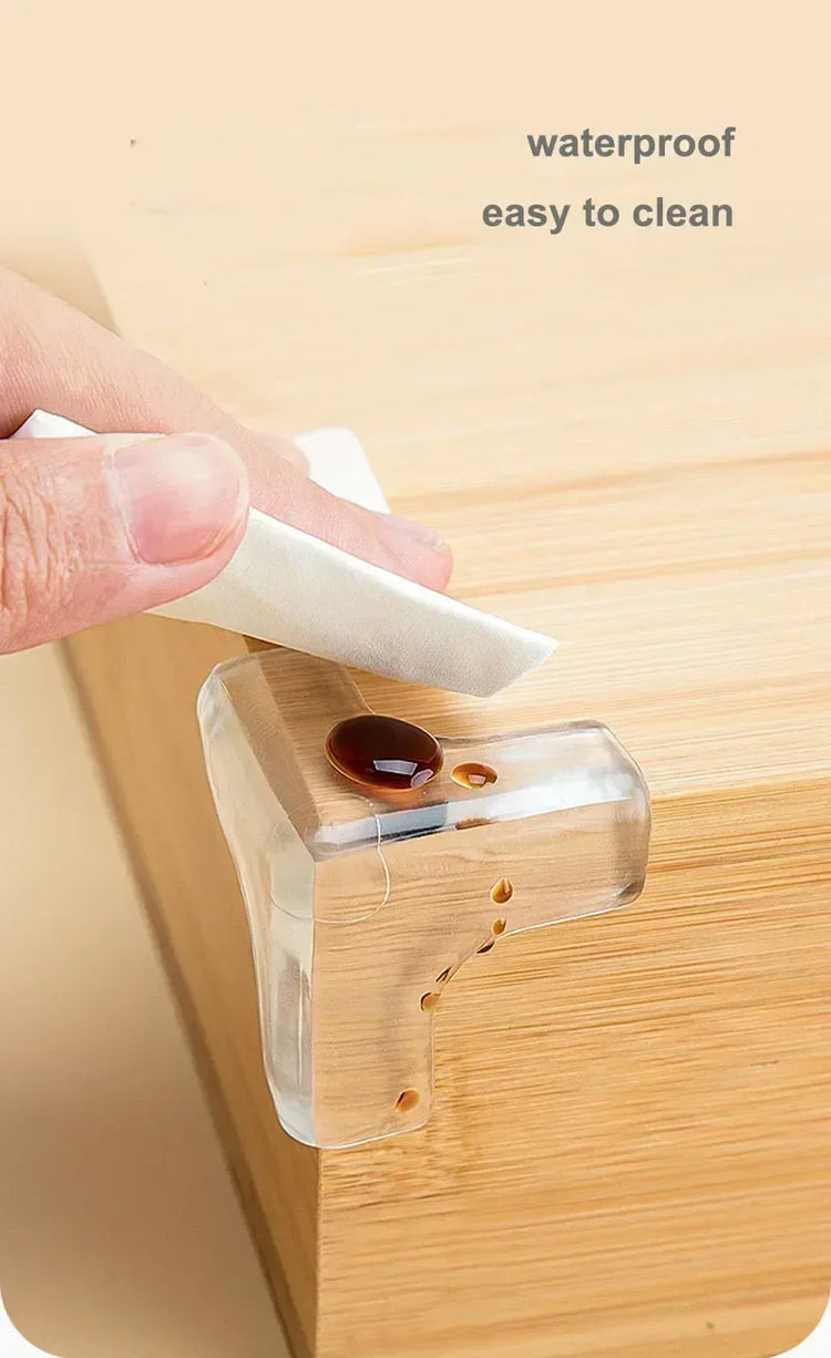 4pcs/10pcs Baby Safety Silicone Table Corner & Edge Guards – Anti-Collision Protection Cover for Furniture & Electrical Sockets