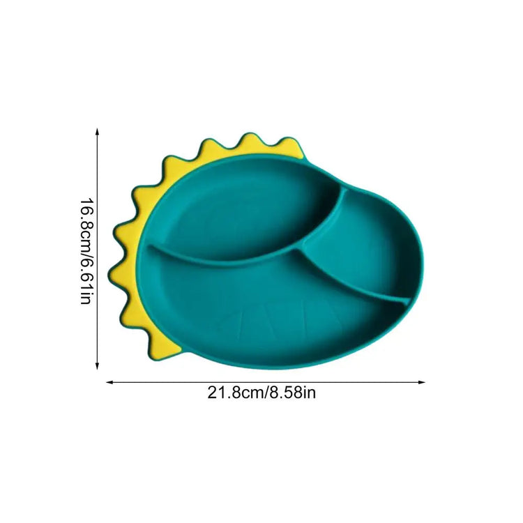 Toddler Plate Set Cartoon Kids Plates And Utensils Set Toddler Feeding Tableware Including Plate Bibs Spoon And Fork For Boys