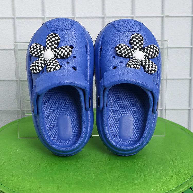 New Summer Kids Beach Slippers – Soft Anti-Slip Flower Garden Sandals for Boys & Girls, Lightweight Breathable Outdoor Shoes