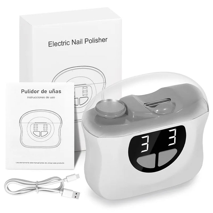 2-in-1 Baby Electric Nail Clippers – Gentle & Quiet Nail Trimmer with Anti-Splash Design, Safe Manicure Tool for Newborns, Infants & Toddlers