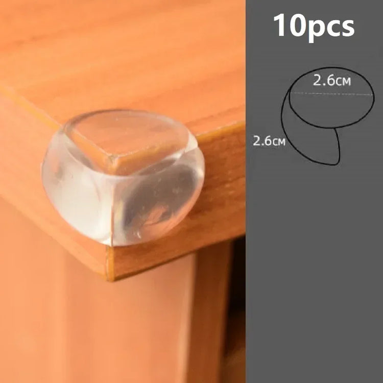 4pcs/10pcs Baby Safety Silicone Table Corner & Edge Guards – Anti-Collision Protection Cover for Furniture & Electrical Sockets