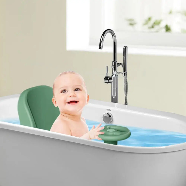 Toddler Bathtub Seat Toddler Shower Seat With Adjustable Backrest Portable Baby Bath Chair With Suction Cup Base Non-Slip Bath