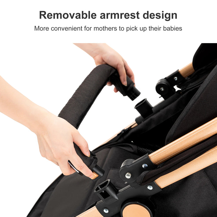 High quality newborn Lightweight Baby Stroller Folding Cart Comfort Baby Stroller 3 in 1 Child Safety Seat With ISOfix