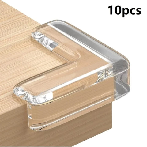 4pcs/10pcs Baby Safety Silicone Table Corner & Edge Guards – Anti-Collision Protection Cover for Furniture & Electrical Sockets