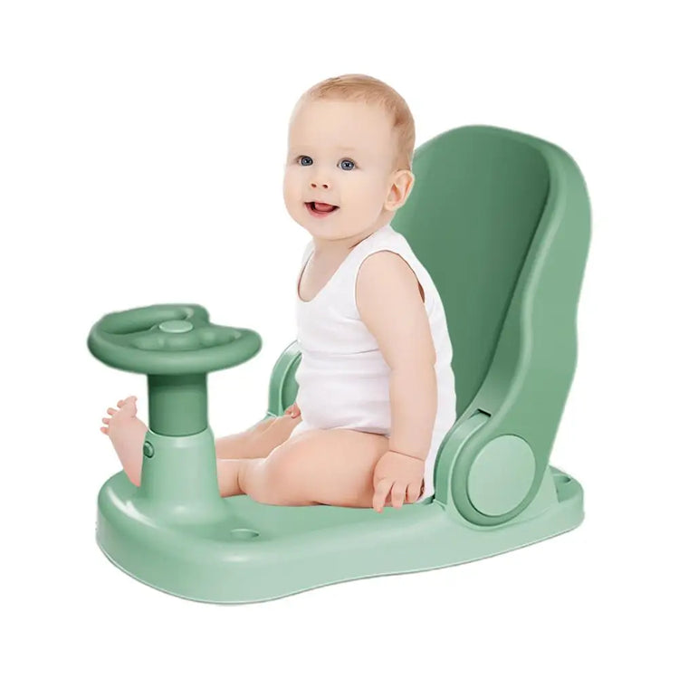 Toddler Bathtub Seat Toddler Shower Seat With Adjustable Backrest Portable Baby Bath Chair With Suction Cup Base Non-Slip Bath