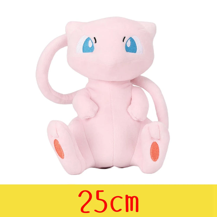 Pokemon Plush Toys – High-Quality Pikachu, Charmander, Squirtle & Bulbasaur Stuffed Dolls with Tag, Cute Anime Cartoon Gift for Kids & Fans