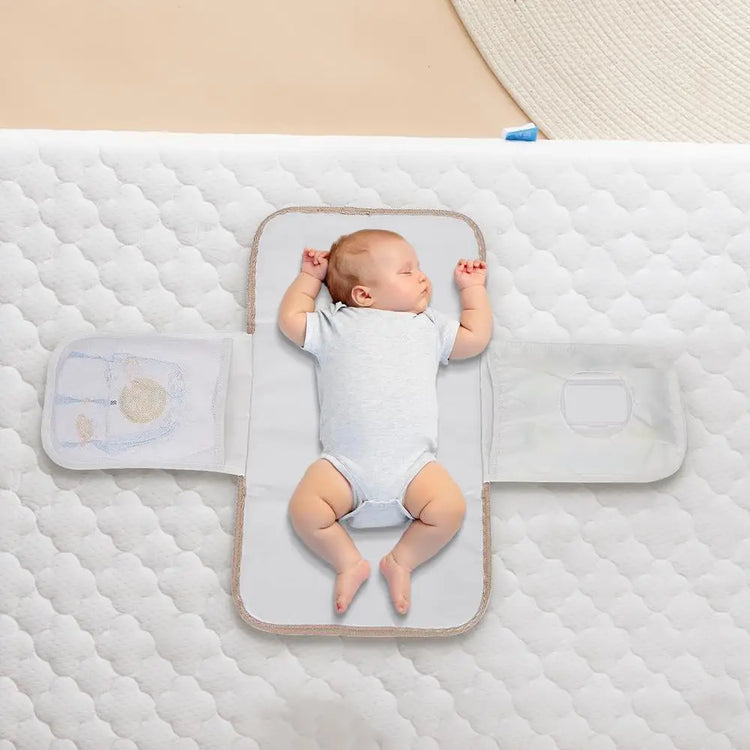 Portable Diaper Changing Pad Foldable Waterproof Washable Diaper Changing Pad Portable Soft Baby Changing Pad For Travel Or Home
