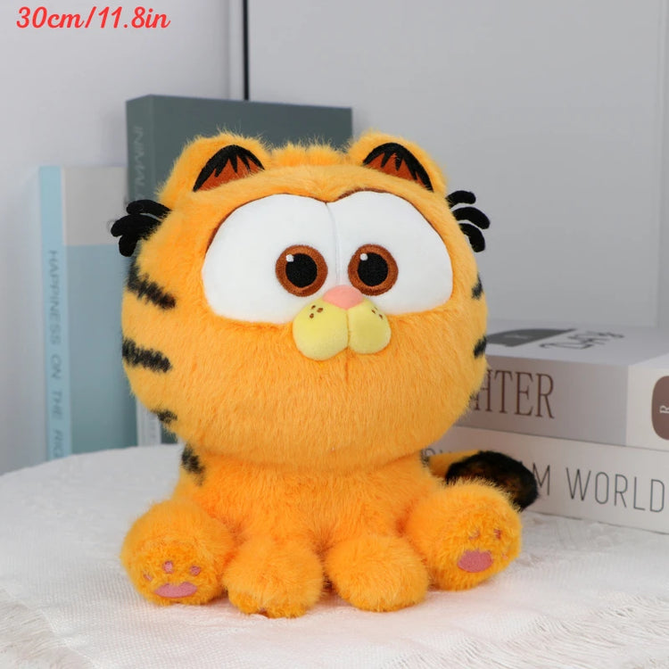 Original Garfield Family Plush Toys – Cute Cartoon Garfield & Odie Soft Stuffed Animals, Kawaii Peluche Dolls, Perfect Birthday Gifts for Kids & Fans