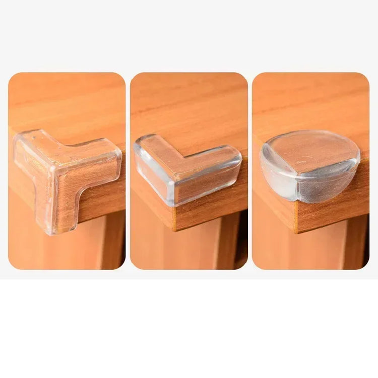 4pcs/10pcs Baby Safety Silicone Table Corner & Edge Guards – Anti-Collision Protection Cover for Furniture & Electrical Sockets