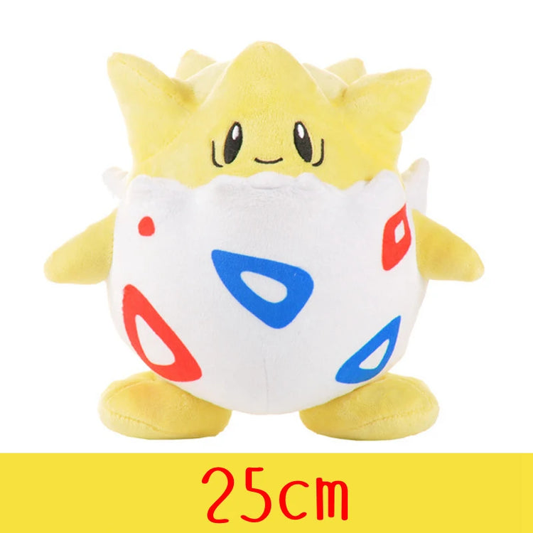 Pokemon Plush Toys – High-Quality Pikachu, Charmander, Squirtle & Bulbasaur Stuffed Dolls with Tag, Cute Anime Cartoon Gift for Kids & Fans