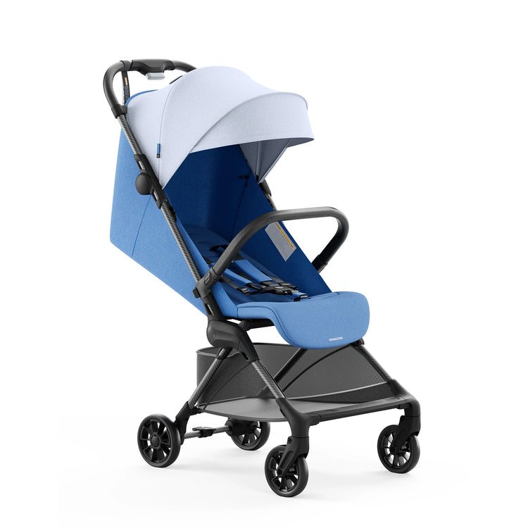MAMAZING Ultra Air X Portable Baby Stroller 9.9lbs Carbon Fiber Frame with Safety Belt & Storage (BLUE)