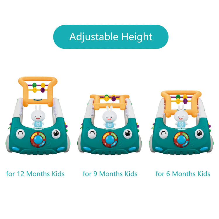EDUCIRO 4-in-1 Baby Walker for Boys Girls, Sit to Stand Learning Walker, Baby Push Walker, Learning Push Toys for Baby