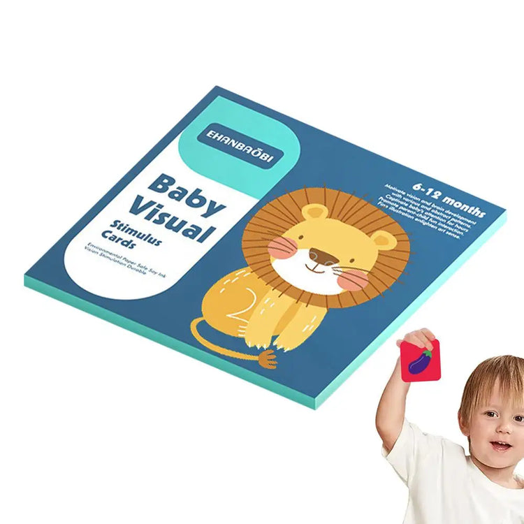 Visual Stimulation Flashcards Sensory Developmental Black White Card Brain Development Toys Black And White Cards For Kids Aged