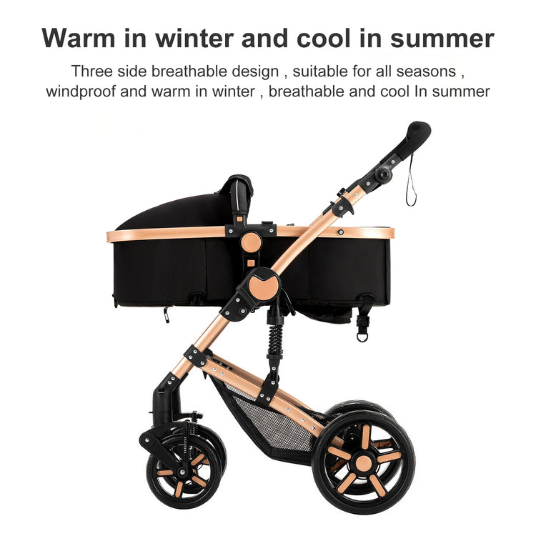High quality newborn Lightweight Baby Stroller Folding Cart Comfort Baby Stroller 3 in 1 Child Safety Seat With ISOfix