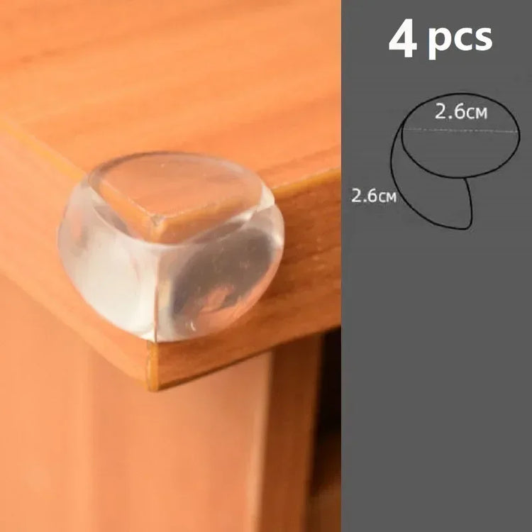4pcs/10pcs Baby Safety Silicone Table Corner & Edge Guards – Anti-Collision Protection Cover for Furniture & Electrical Sockets