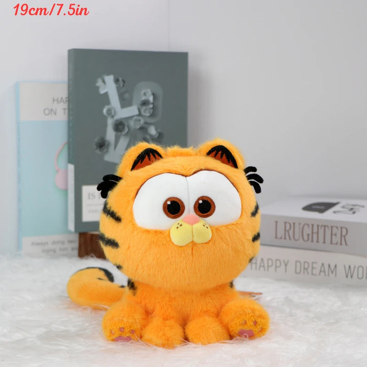 Original Garfield Family Plush Toys – Cute Cartoon Garfield & Odie Soft Stuffed Animals, Kawaii Peluche Dolls, Perfect Birthday Gifts for Kids & Fans