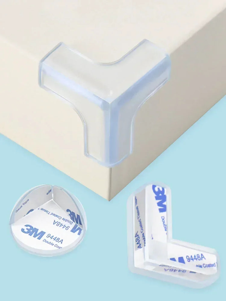4pcs/10pcs Baby Safety Silicone Table Corner & Edge Guards – Anti-Collision Protection Cover for Furniture & Electrical Sockets