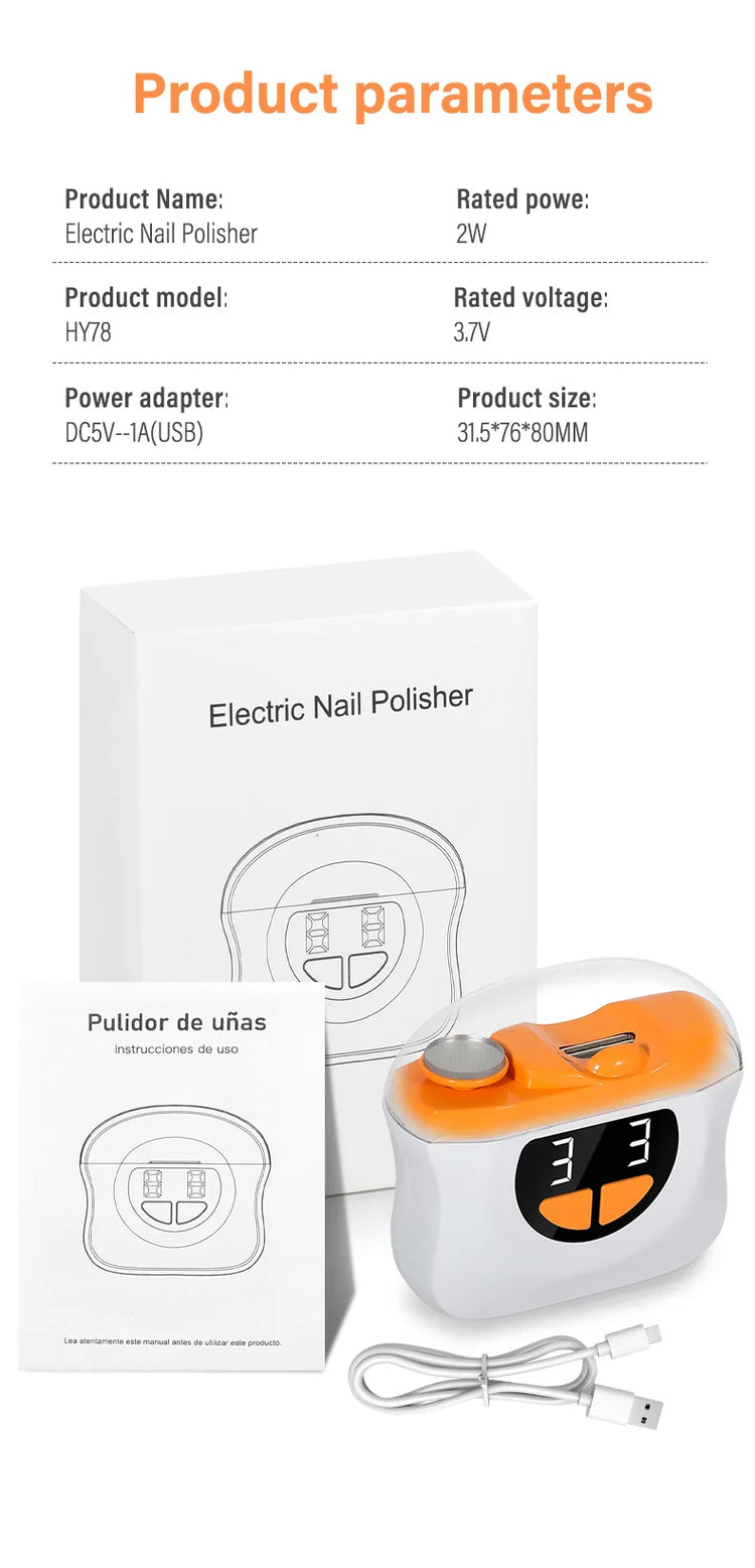 2-in-1 Baby Electric Nail Clippers – Gentle & Quiet Nail Trimmer with Anti-Splash Design, Safe Manicure Tool for Newborns, Infants & Toddlers