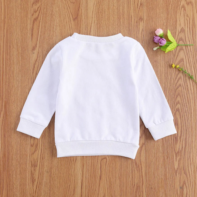 Adorable Toddler Girls Hoodies Sweet Mommy s Little Princess Graphic Print Crew Neck Sweaters for Fall Winter