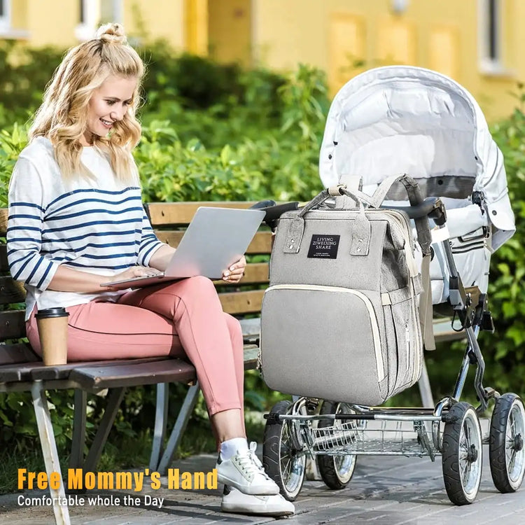 Nappy Backpack Bag Mummy Large Capacity Bag Mom Baby Multi-Function Waterproof Outdoor Travel Diaper Bags