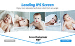 Baby Monitor Camera Audio 5 Inch Screen 28 Hours Battery Video Camera Night Vision 2-Way Talk Lullabies Baby Nanny Security Cam