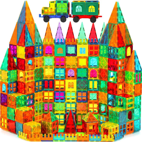 Colorful 3D Magnetic Building Blocks for Kids – Educational DIY STEM Toys to Enhance Fine Motor Skills, Creative Magnet Bricks for Toddlers & Children Ages 3+