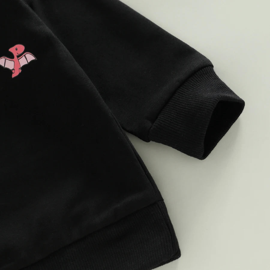 Toddler Unisex Winter Hoodie Cute Animal Patterned Fleece Pullover with Kangaroo Pocket for Little Boys and Girls