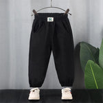 Children’s Velvet Pants – Thick Warm Baby Pants for Boys & Girls (1–3Y) – Spring & Autumn Solid Color Sports Trousers with Elastic Waist